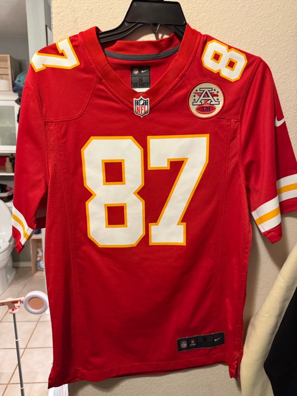 NFL Kansas City Chiefs Red #87 Jersey